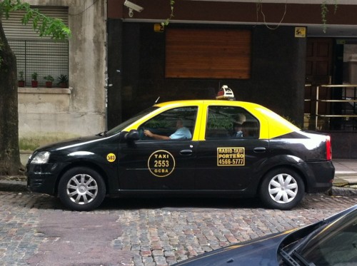 Foto de taxi de Buenos Aires